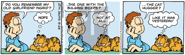 Garfield on Monday September 29, 2008 Comic Strip