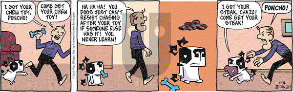Pooch Cafe on Thursday January 4, 2018 Comic Strip