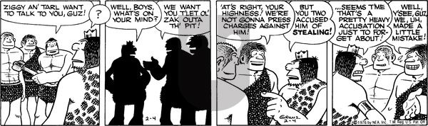 Alley Oop on Wednesday February 4, 1976 Comic Strip
