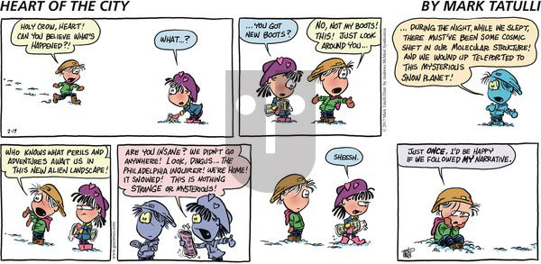 Heart of the City on Sunday February 19, 2017 Comic Strip