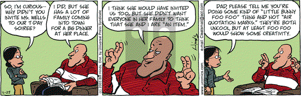 Cleats on Tuesday November 25, 2003 Comic Strip