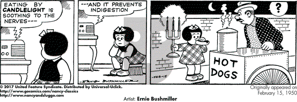 Nancy Classics on Wednesday February 15, 2017 Comic Strip