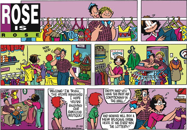 Rose is Rose on Sunday August 10, 2014 Comic Strip