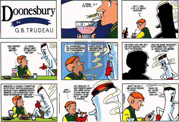 Doonesbury on Sunday May 12, 1991 Comic Strip