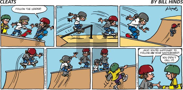 Cleats on Sunday June 22, 2008 Comic Strip