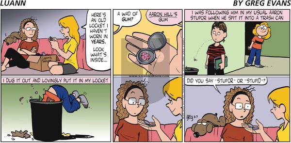 Luann on Sunday August 7, 2011 Comic Strip