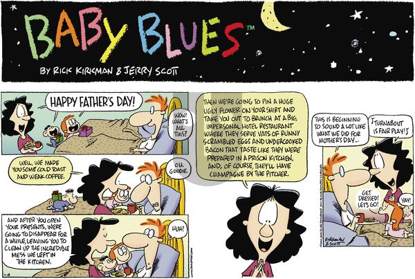 Baby Blues on Sunday June 18, 2000 Comic Strip