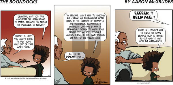 The Boondocks on Sunday July 2, 2006 Comic Strip