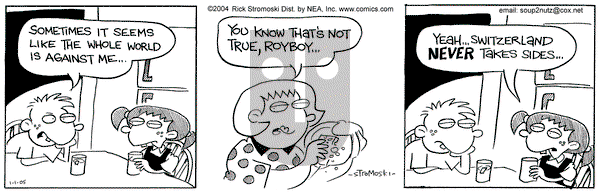 Soup to Nutz - Old on Saturday January 1, 2005 Comic Strip