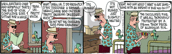 Monty on Monday April 25, 2011 Comic Strip