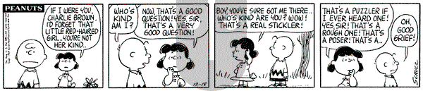 Peanuts - Friday December 18, 1964 Comic Strip