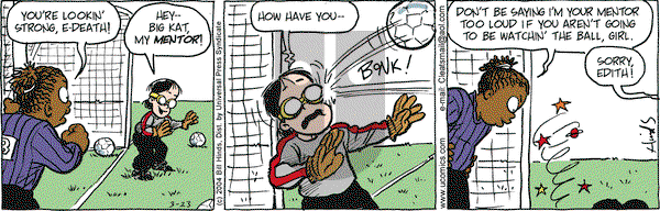 Cleats on Tuesday March 23, 2004 Comic Strip