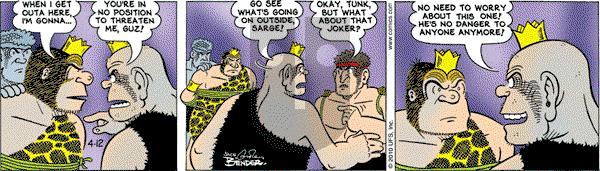 Alley Oop on Monday April 12, 2010 Comic Strip