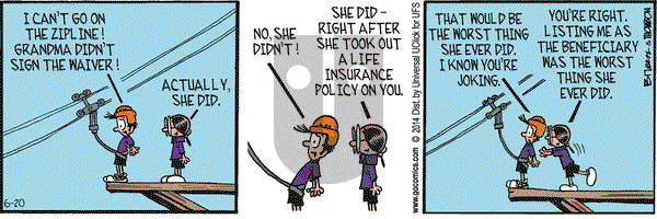Grand Avenue on Friday June 20, 2014 Comic Strip