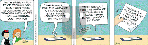 Nancy - Tuesday November 28, 2023 Comic Strip
