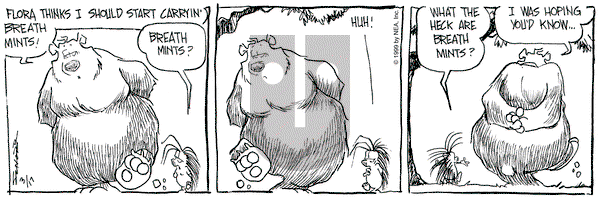 The Grizzwells on Wednesday March 17, 1999 Comic Strip