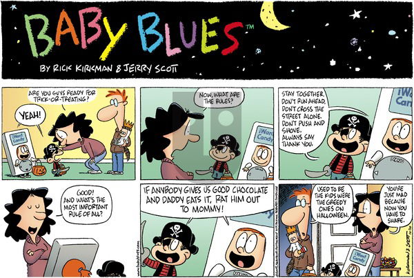 Baby Blues on Sunday October 30, 2005 Comic Strip