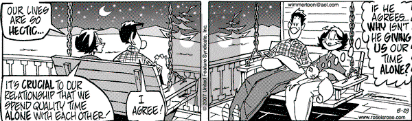 Rose is Rose on Wednesday August 29, 2007 Comic Strip