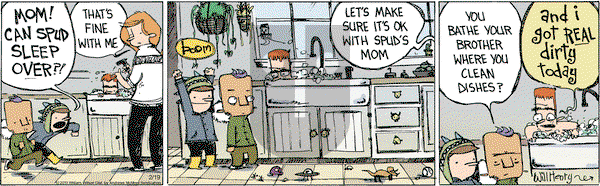 Wallace the Brave on Tuesday February 19, 2019 Comic Strip