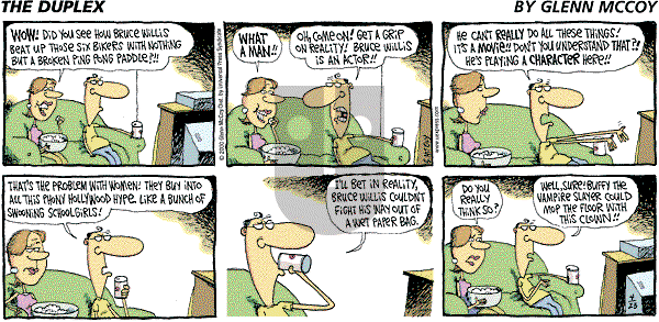 The Duplex on Sunday April 23, 2000 Comic Strip