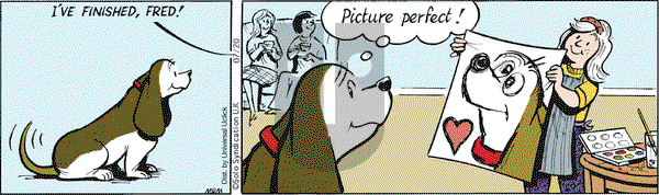 Fred Basset on Monday July 20, 2015 Comic Strip