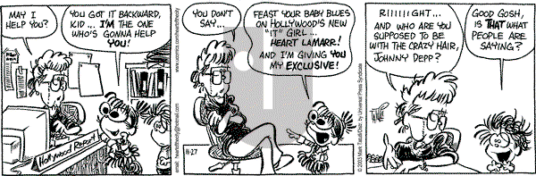 Heart of the City on Thursday November 27, 2003 Comic Strip