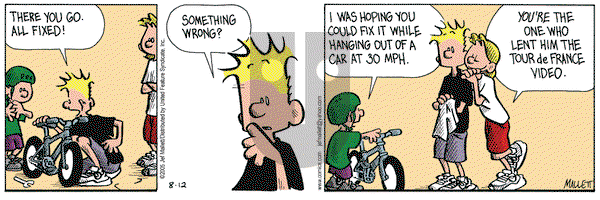 Frazz on Friday August 12, 2005 Comic Strip