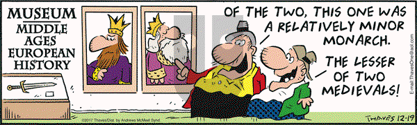 Frank and Ernest on Tuesday December 19, 2017 Comic Strip