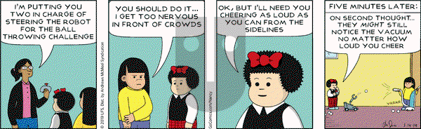Nancy on Monday January 14, 2019 Comic Strip