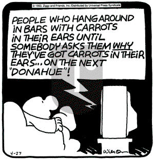Ziggy on Tuesday April 27, 1993 Comic Strip