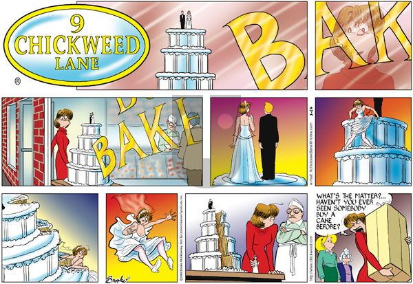 9 Chickweed Lane on Sunday March 24, 2002 Comic Strip