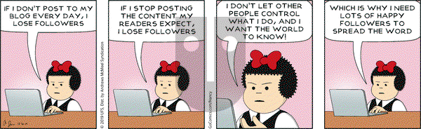 Nancy on Monday December 16, 2019 Comic Strip