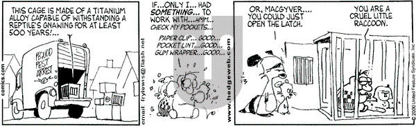 Over the Hedge on Thursday January 13, 2000 Comic Strip