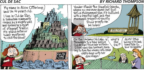 Cul de Sac on Sunday October 1, 2017 Comic Strip