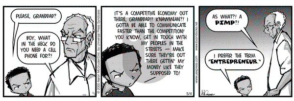 The Boondocks on Thursday May 4, 2000 Comic Strip