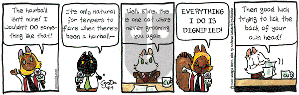 Breaking Cat News on Monday July 9, 2018 Comic Strip