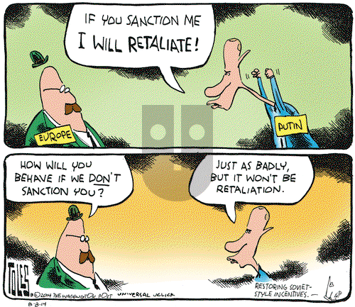 Tom Toles on Friday August 8, 2014 Comic Strip