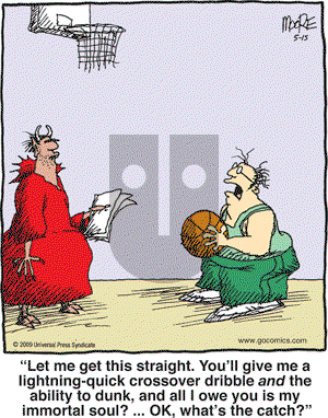 In the Bleachers - Friday May 15, 2009 Comic Strip