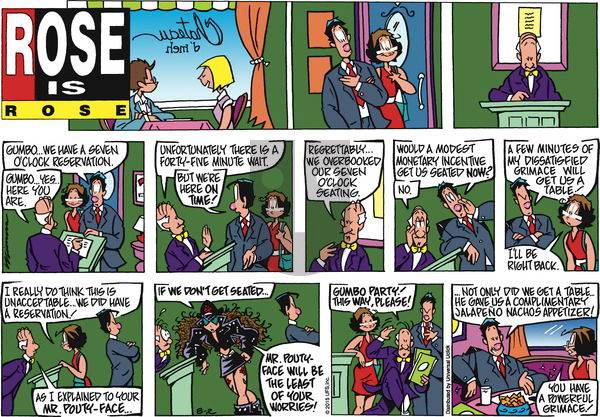 Rose is Rose on Sunday August 2, 2015 Comic Strip
