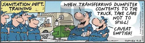 Frank and Ernest on Thursday September 13, 2012 Comic Strip