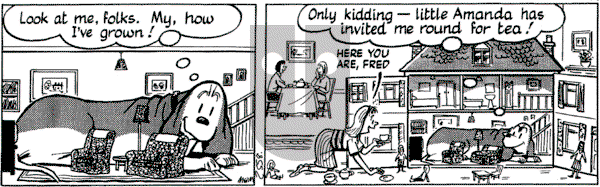 Fred Basset on Friday April 15, 2005 Comic Strip