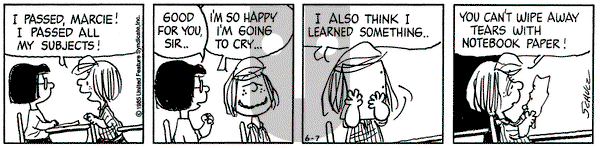 Peanuts on Friday June 7, 1985 Comic Strip