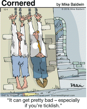 Cornered on Thursday October 4, 2018 Comic Strip