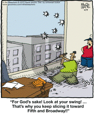 In the Bleachers - Tuesday June 19, 2012 Comic Strip