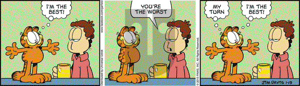 Garfield on Tuesday January 13, 2015 Comic Strip