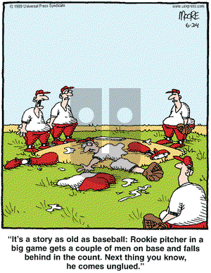 In the Bleachers on Thursday June 24, 1999 Comic Strip