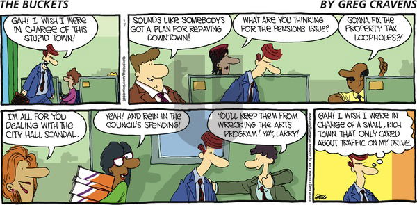 The Buckets on Sunday July 8, 2018 Comic Strip