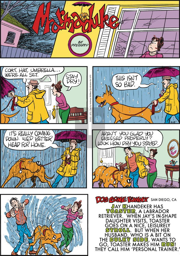 Marmaduke on Sunday April 18, 2021 Comic Strip