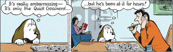 Fred Basset on Monday February 1, 2010 Comic Strip