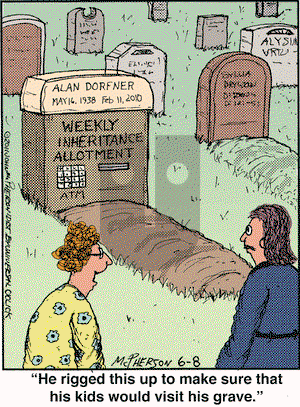 Close to Home on Wednesday June 8, 2011 Comic Strip